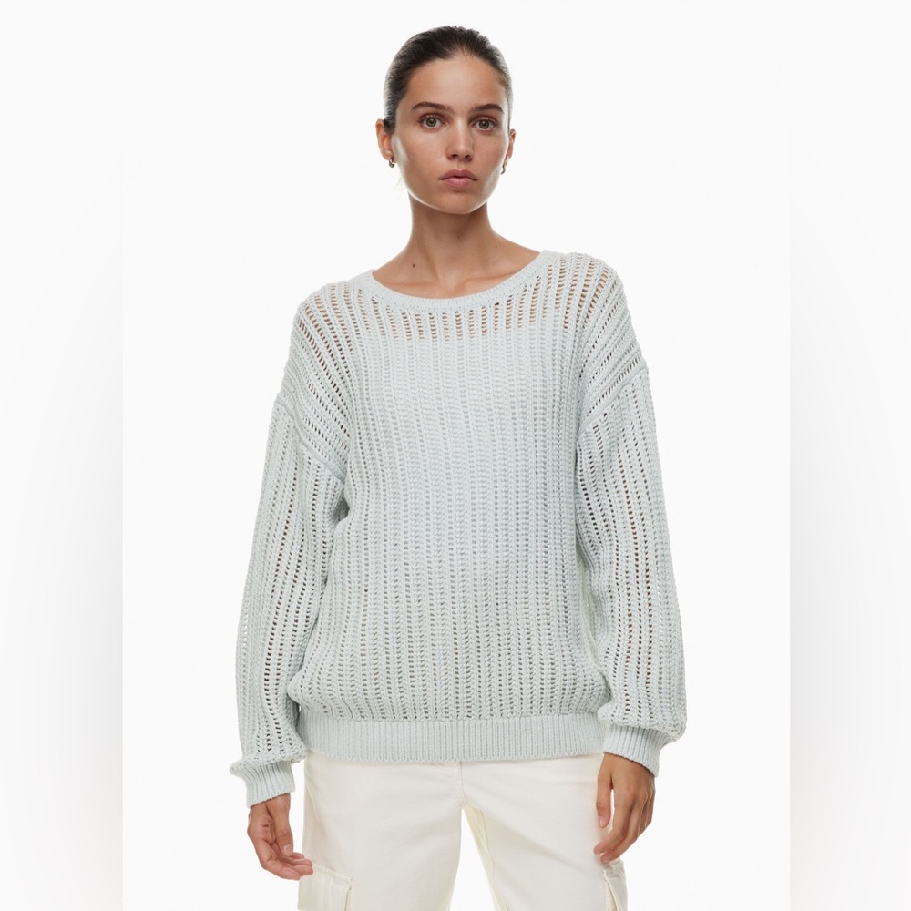 Aritzia Wilfred‎ free afterglow cotton sweater size XS